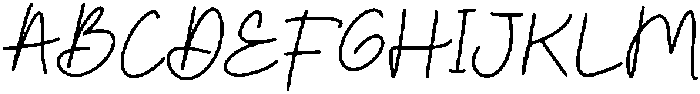 CS Mileya Regular otf (400) Font UPPERCASE