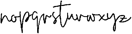 CS Mileya Reverse Italic otf (400) Font LOWERCASE