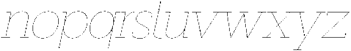 CS Miltone Italic otf (400) Font LOWERCASE