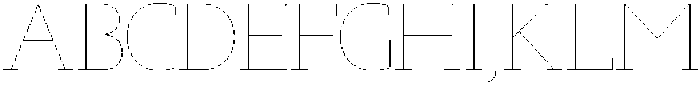 CS Miltone Regular otf (400) Font UPPERCASE