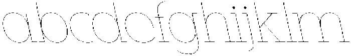 CS Miltone Reverse Italic otf (400) Font LOWERCASE
