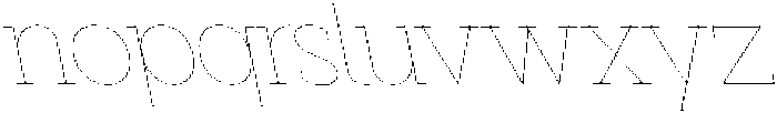 CS Miltone Reverse Italic otf (400) Font LOWERCASE