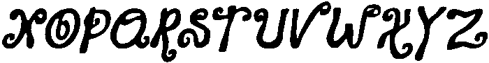 CS Mimsey Drawn Italic otf (400) Font UPPERCASE