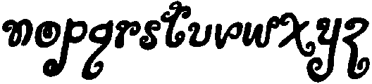 CS Mimsey Drawn Italic otf (400) Font LOWERCASE