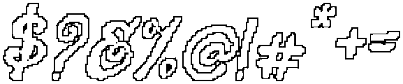 CS Mimsey Pixel Outline otf (400) Font OTHER CHARS