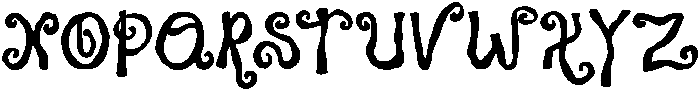 CS Mimsey Regular otf (400) Font UPPERCASE
