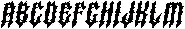 CS Minotaur Drawn Italic otf (400) Font UPPERCASE