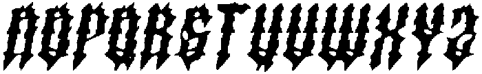CS Minotaur Drawn Italic otf (400) Font UPPERCASE