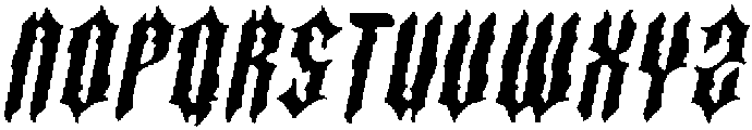 CS Minotaur Drawn Italic otf (400) Font LOWERCASE