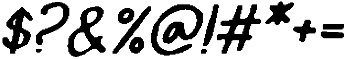 CS Miska Drawn Italic otf (400) Font OTHER CHARS
