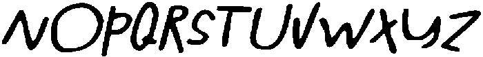 CS Miska Drawn Italic otf (400) Font UPPERCASE