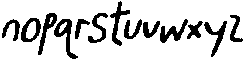 CS Miska Drawn Italic otf (400) Font LOWERCASE