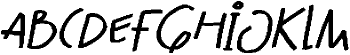 CS Miska Italic otf (400) Font UPPERCASE