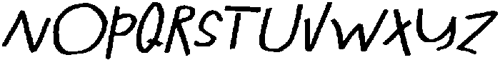 CS Miska Italic otf (400) Font UPPERCASE