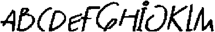 CS Miska Pixel Regular otf (400) Font UPPERCASE