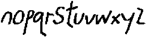 CS Miska Pixel Regular otf (400) Font LOWERCASE