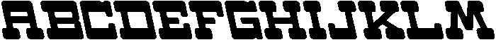 CS Misley Reverse Italic otf (400) Font UPPERCASE