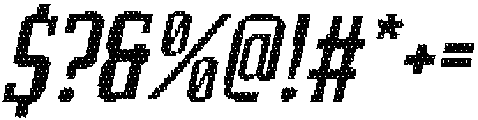 CS Mobster Disco Italic otf (400) Font OTHER CHARS