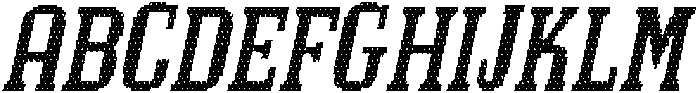 CS Mobster Disco Italic otf (400) Font UPPERCASE