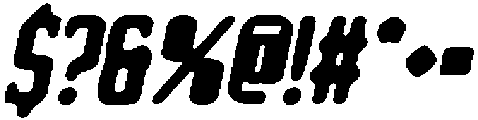 CS Mobster Drawn Italic otf (400) Font OTHER CHARS