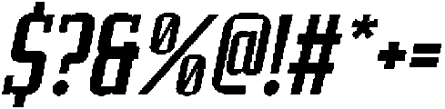 CS Mobster Italic otf (400) Font OTHER CHARS