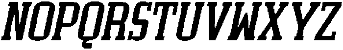 CS Mobster Italic otf (400) Font UPPERCASE