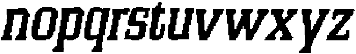 CS Mobster Pixel Regular otf (400) Font LOWERCASE