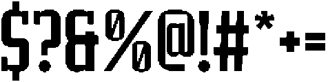 CS Mobster Regular otf (400) Font OTHER CHARS