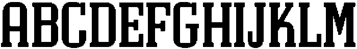 CS Mobster Regular otf (400) Font UPPERCASE