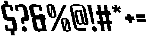 CS Mobster Reverse Italic otf (400) Font OTHER CHARS