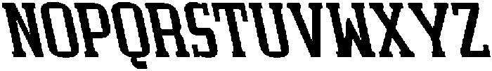 CS Mobster Reverse Italic otf (400) Font UPPERCASE