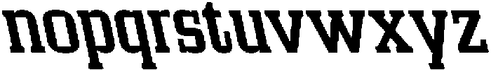 CS Mobster Reverse Italic otf (400) Font LOWERCASE