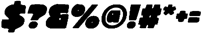 CS Modena Drawn Italic otf (400) Font OTHER CHARS