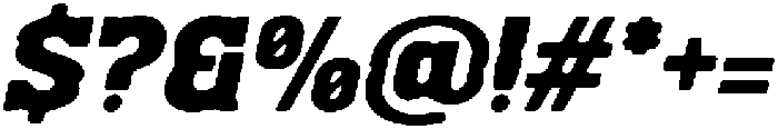 CS Modley Drawn Italic otf (400) Font OTHER CHARS