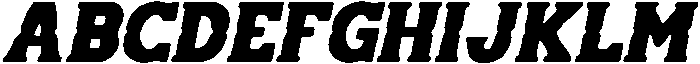 CS Modley Drawn Italic otf (400) Font UPPERCASE