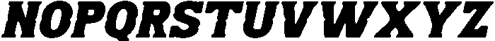 CS Modley Drawn Italic otf (400) Font UPPERCASE