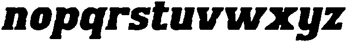 CS Modley Drawn Italic otf (400) Font LOWERCASE
