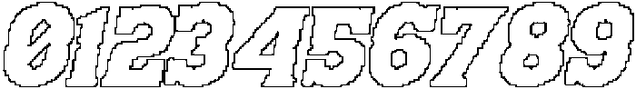 CS Modley Pixel Outline otf (400) Font OTHER CHARS