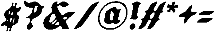 CS Modula Drawn Italic otf (400) Font OTHER CHARS