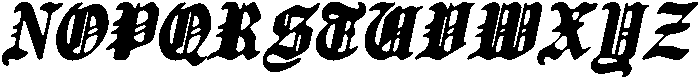 CS Modula Drawn Italic otf (400) Font UPPERCASE