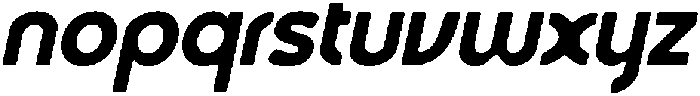 CS Mollwish Drawn Italic otf (400) Font LOWERCASE
