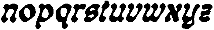 CS Monarch Drawn Italic otf (400) Font LOWERCASE