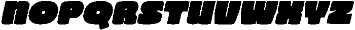 CS Monday Drawn Italic otf (400) Font UPPERCASE