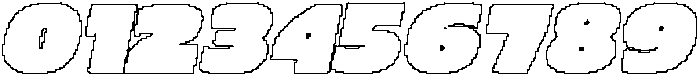 CS Monday Pixel Outline otf (400) Font OTHER CHARS