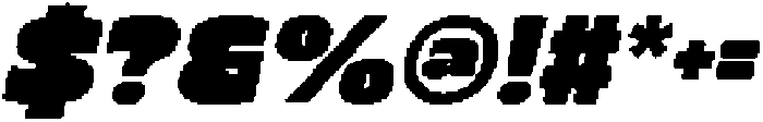CS Monday Pixel Regular otf (400) Font OTHER CHARS