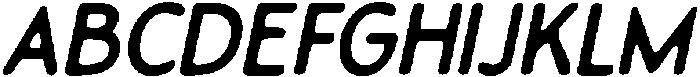 CS Monica Drawn Italic otf (400) Font UPPERCASE