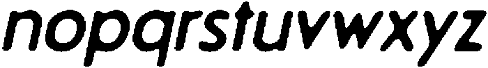 CS Monica Drawn Italic otf (400) Font LOWERCASE