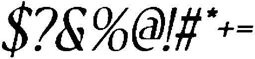 CS Montera Drawn Italic otf (400) Font OTHER CHARS