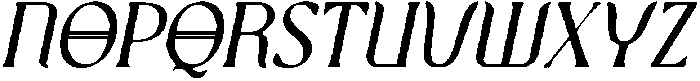 CS Montera Drawn Italic otf (400) Font UPPERCASE
