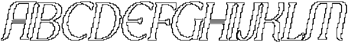 CS Montera Pixel Outline otf (400) Font